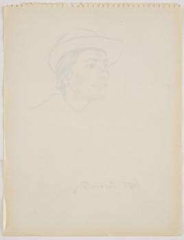Lotte Laserstein, Woman with a hat.