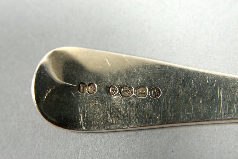 SERVERINGSBESTICK, 3 st, bl.a. "Dronning/Acanthus", Johan Rohde för Georg Jensen.