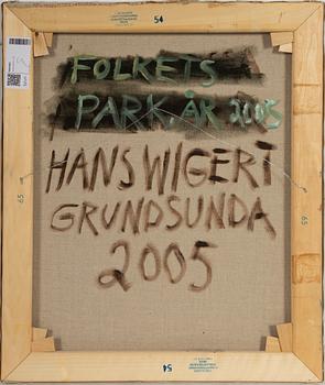 Hans Wigert, "Folkets park år 2005".