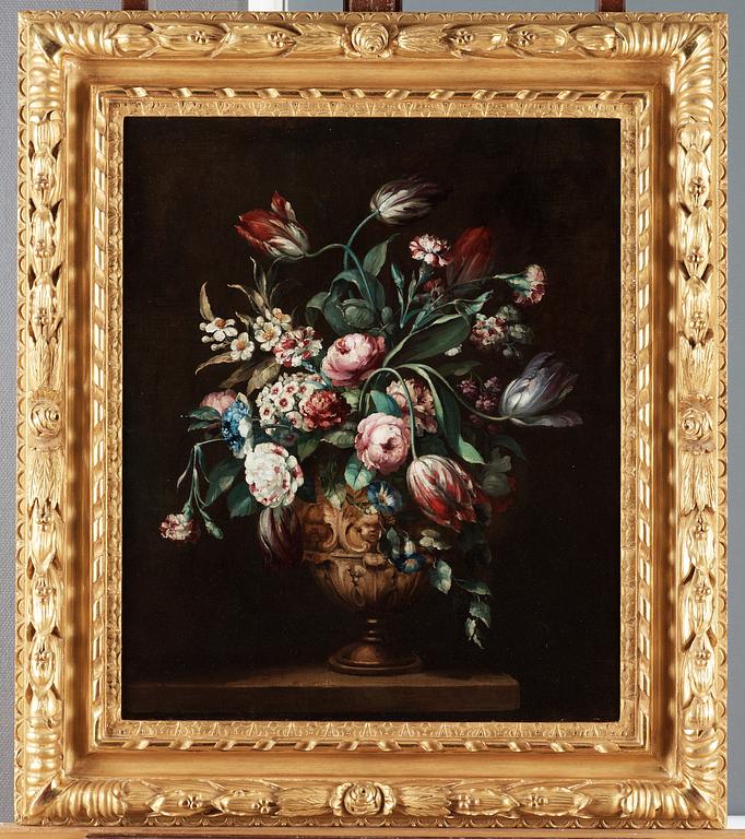 Pieter Casteels III In the manner of the artist, Still life with flowers.