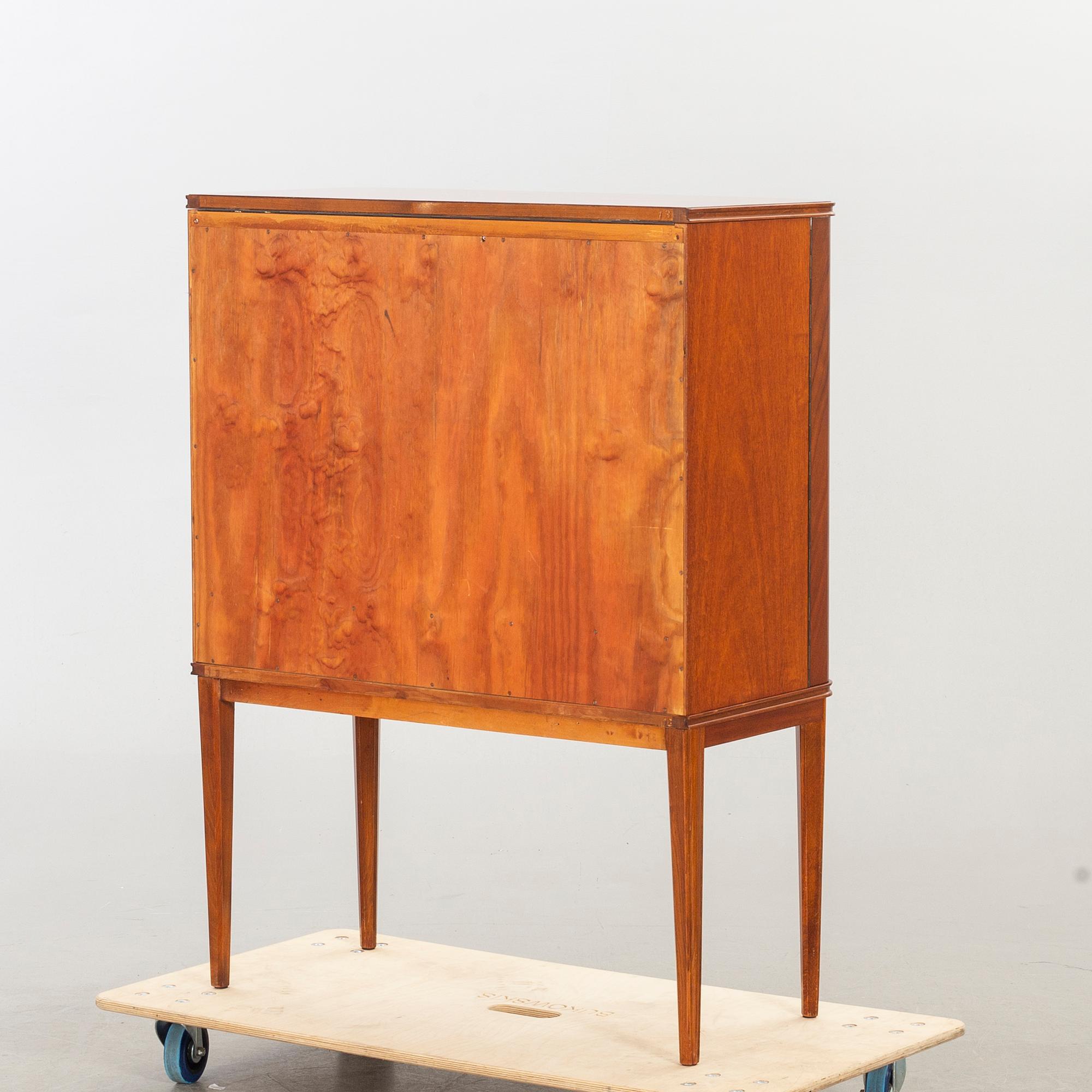 A SWEDISH MODERN BAR CUPBOARD 1940'S.