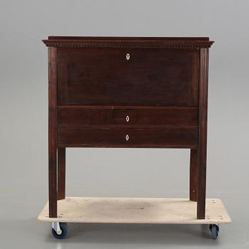 SEKRETÄR, mahogny. Sengustaviansk, 1800-talets första hälft.