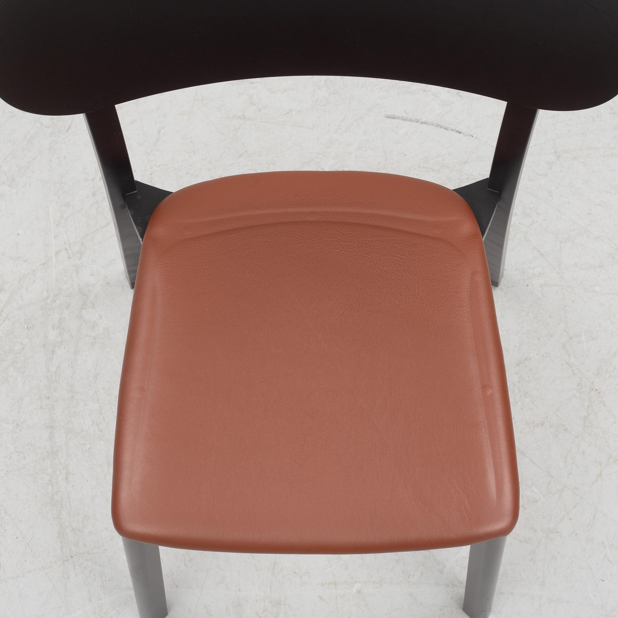Jonas Lindvall, six chairs, 'Hundranian', Stolab, 2019.