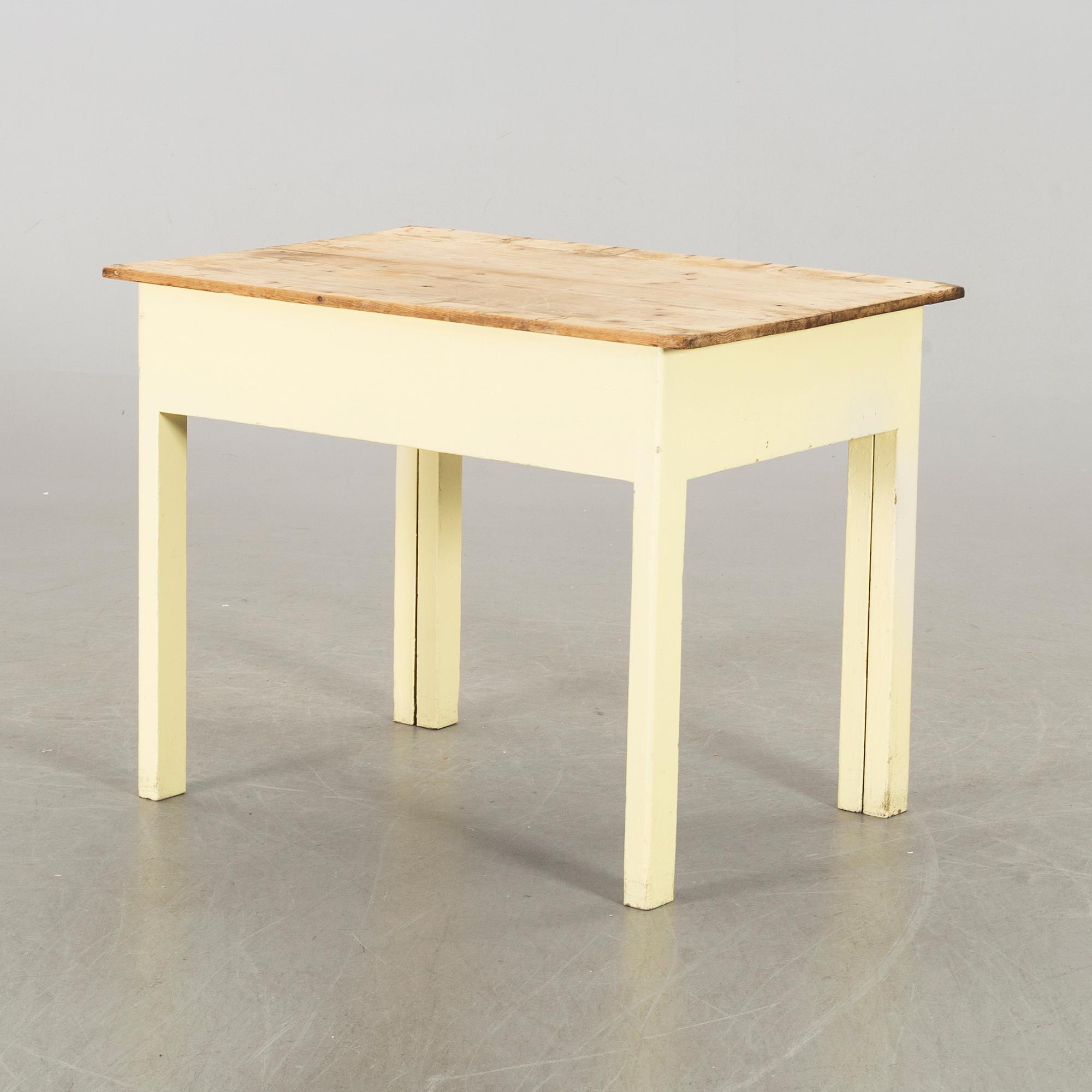 An early 1900's kitchen table.