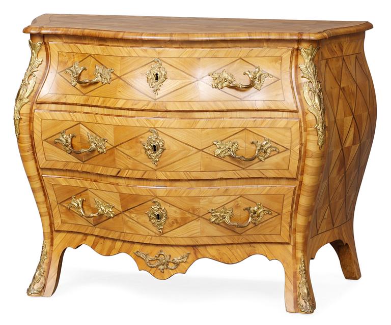 A Swedish Rococo commode.