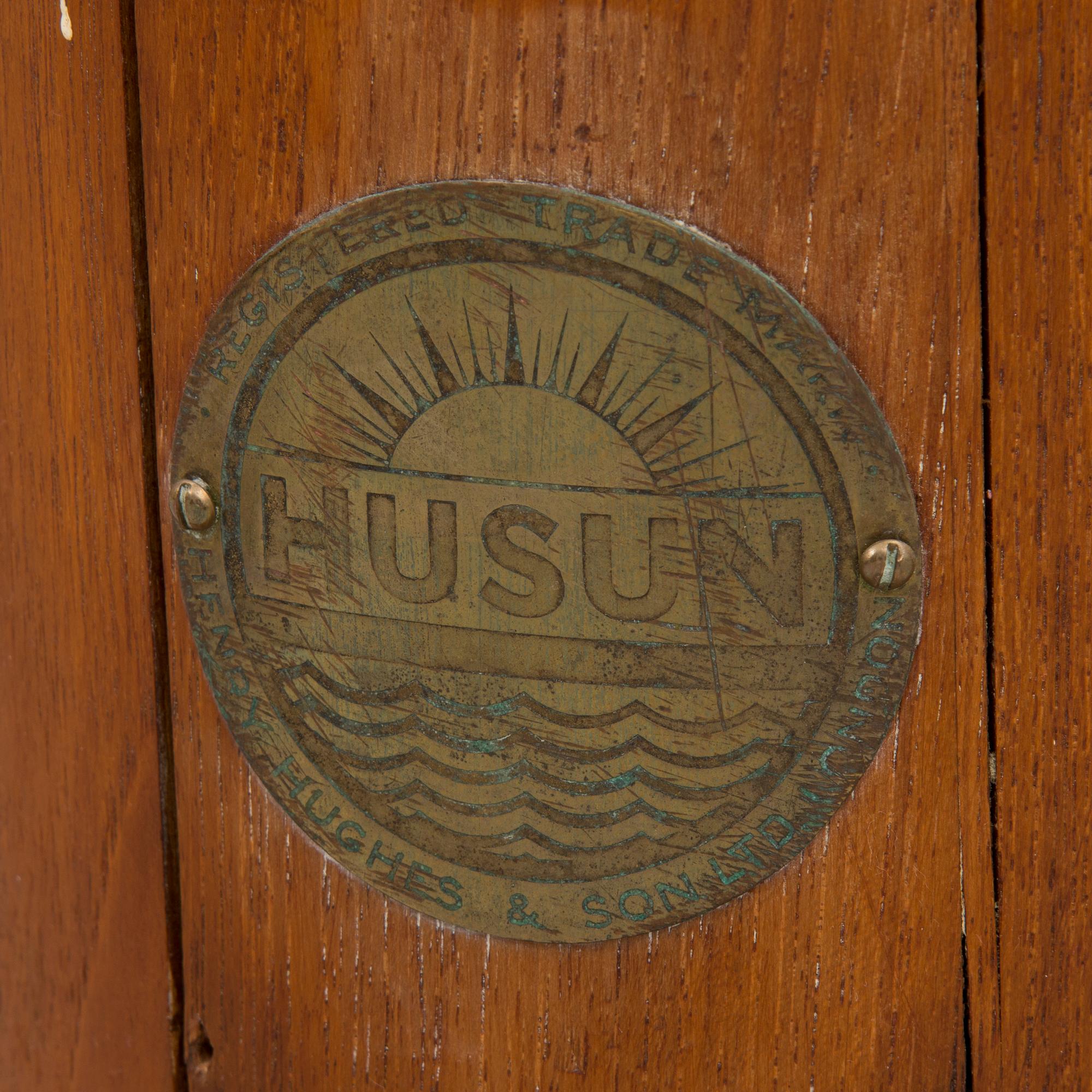 Ship's binnacle with compass, England early 20th century. Husun.