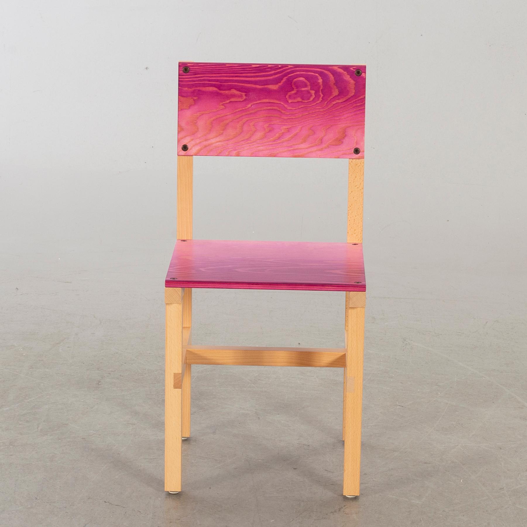 FREDRIK PAULSEN, "Röhsska"Designbaren, chair, Blå Station 2020, Chair 51/102.