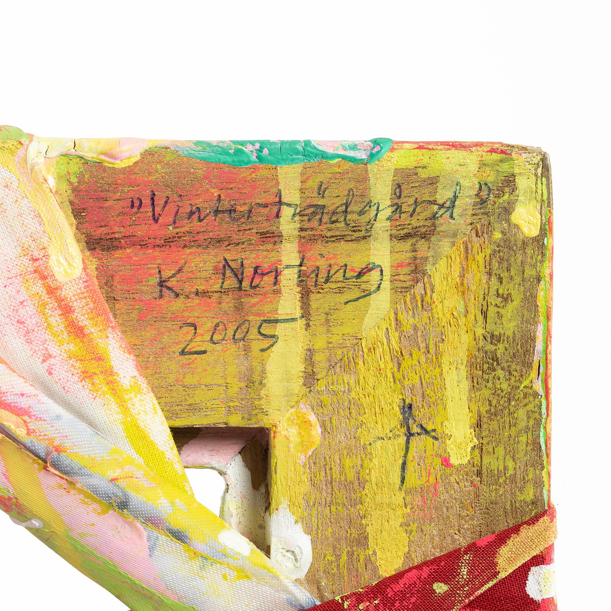 Katarina Norling, "Winter Garden", mixed media, signed and dated 2005.