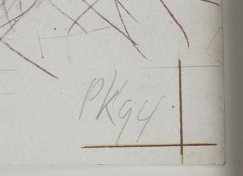 PER KIRKEBY, färglitografi, signerad och numrerad 30/320.