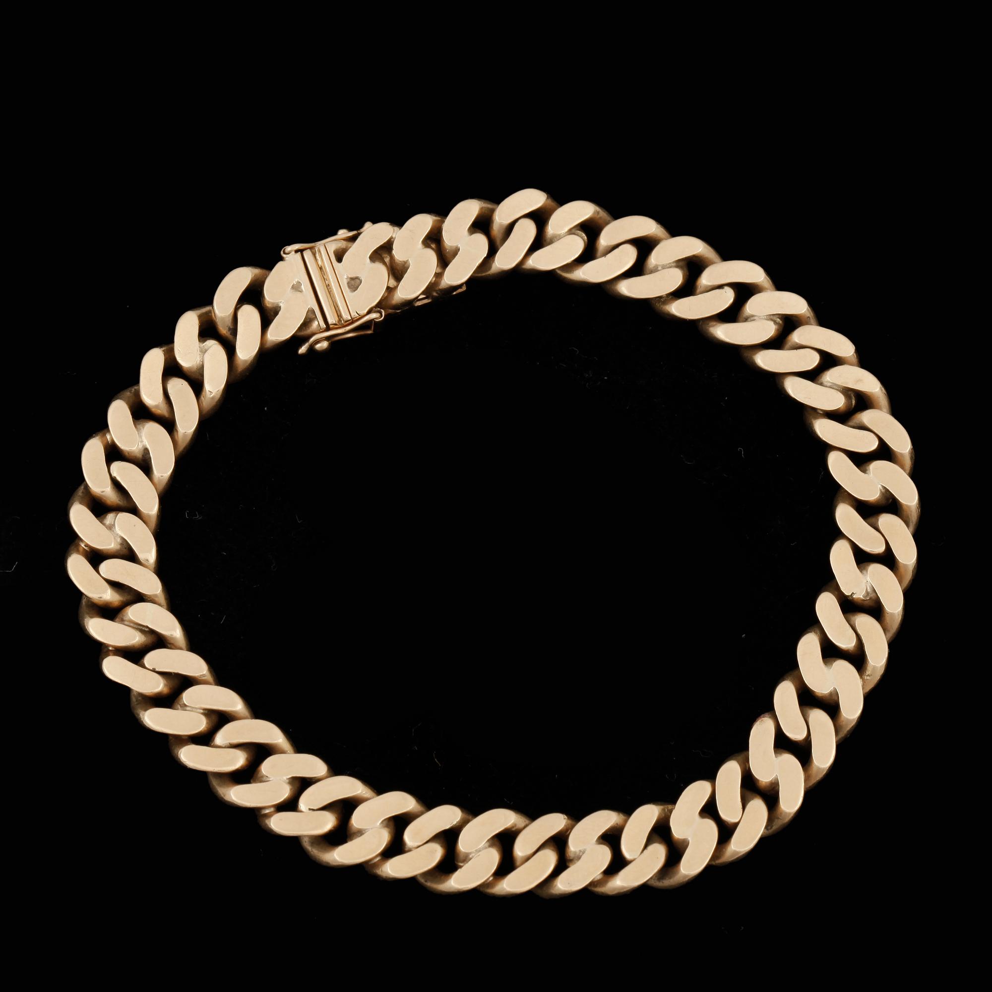 ARMBAND, 18k guld, 32,5 gram.