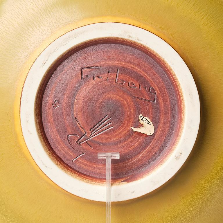 Berndt Friberg, a stoneware vase, Gustavsberg studio 1965.