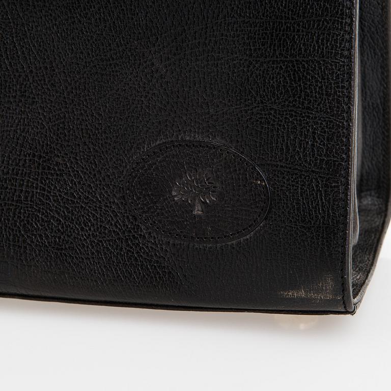 Mulberry, a leather briefcase.