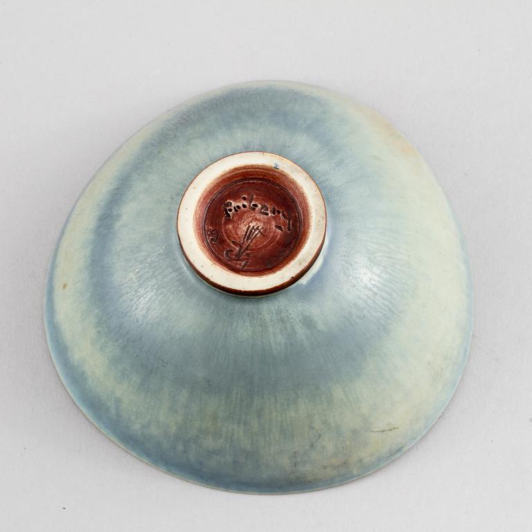 SKÅL, stengods, Berndt Friberg, Gustavsbergs studio, signerad, 1900-tal.