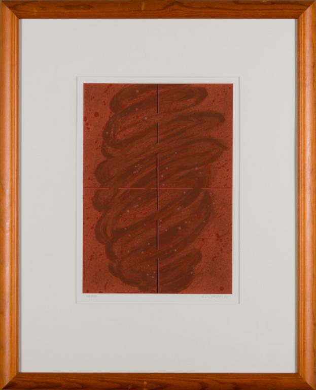 JUHANA BLOMSTEDT, serigrafi, signerad och daterad -82, numrerad 73/100.