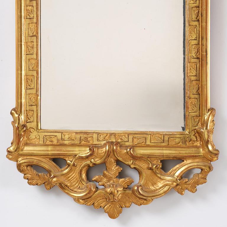 Spegel, Stockholmsarbete, 1700-talets senare del, Rokoko.