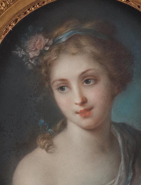 Rosalba Carriera Circle of, Allegorical depiction of a woman.