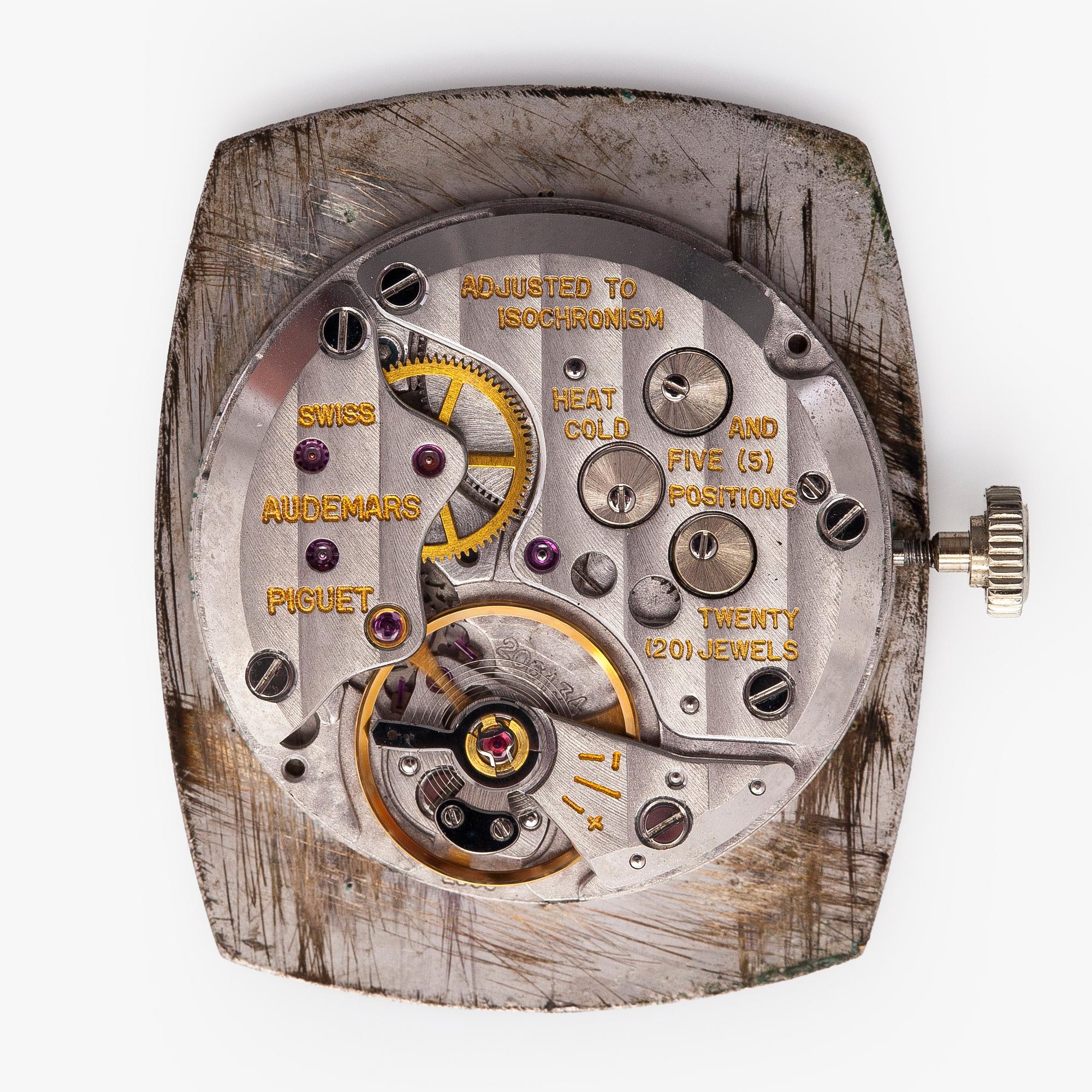 Audemars Piguet, urverk med tavla, "No reserve".