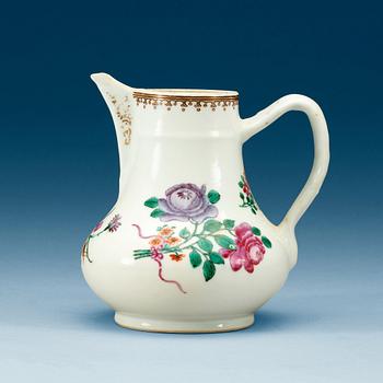 1591. A famille rose creamer, Qing dynasty, Qianlong (1736-95).