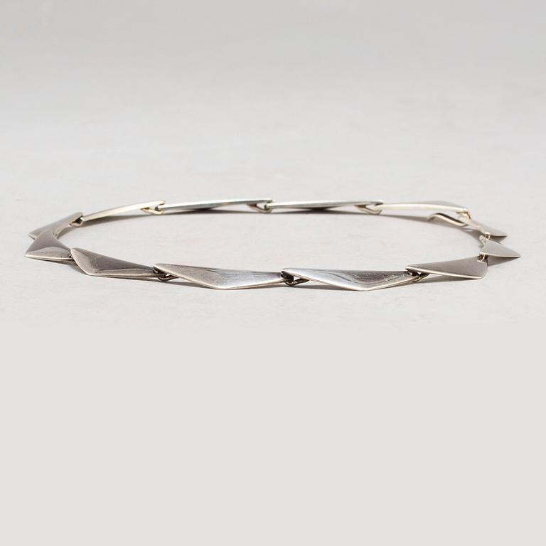 HANS HANSEN, collier, sterling silver, Danmark 1960-tal.