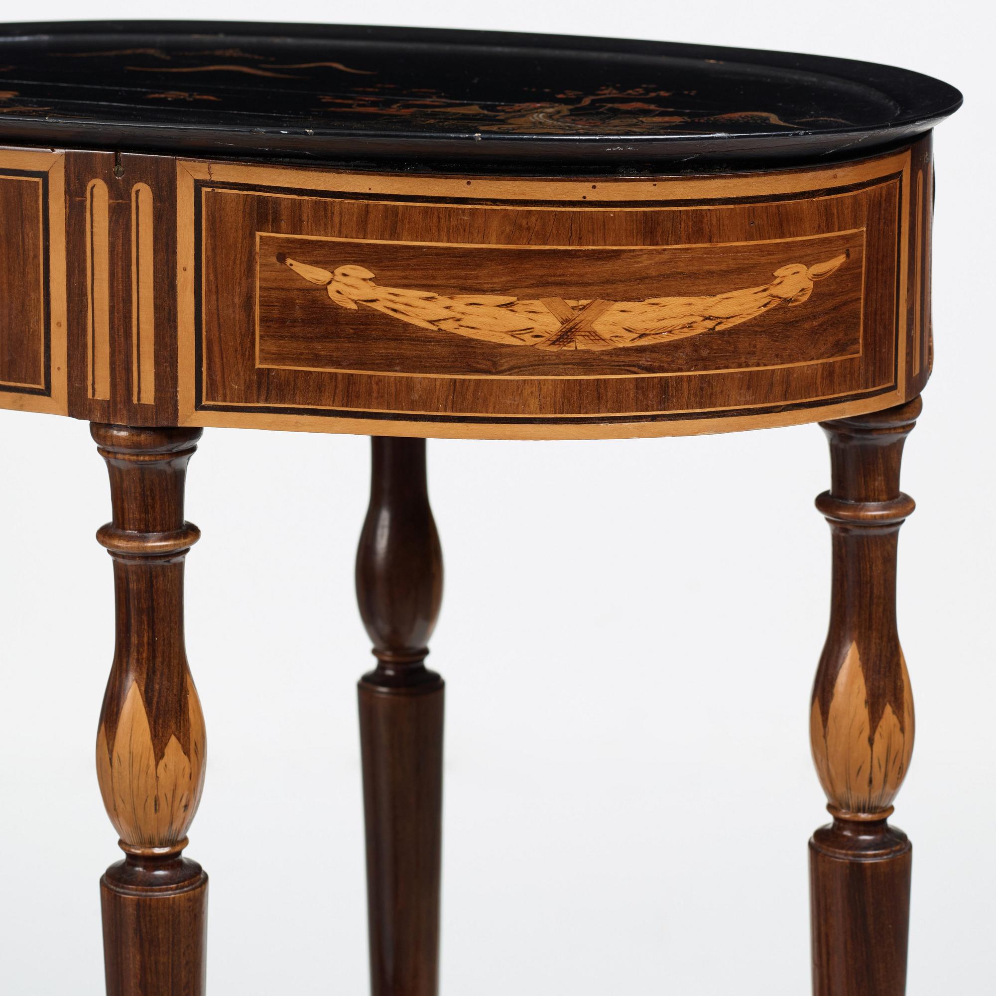 BORD, av Georg Haupt (mästare i Stockholm 1770-1784), ej signerat, Gustavianskt.