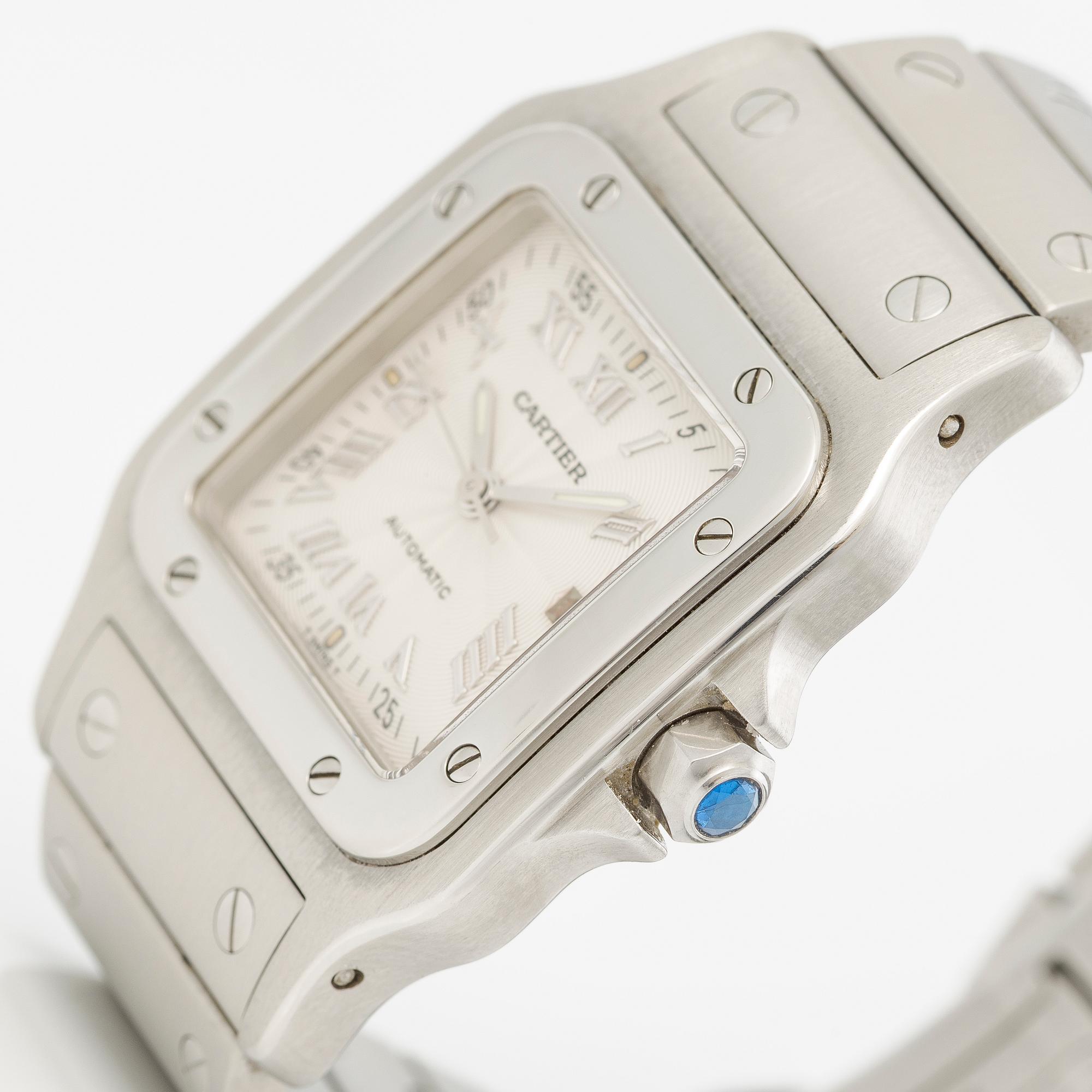 Cartier, Santos Galbée, wristwatch, 29 x 29 (41) mm.