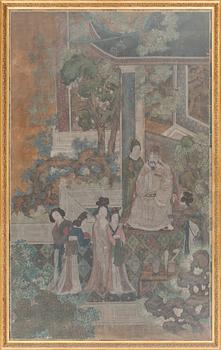 MÅLNING, Qing dynastin, 1800-tal.