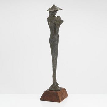 Unto Hietanen, a bronze sculpture, signed.