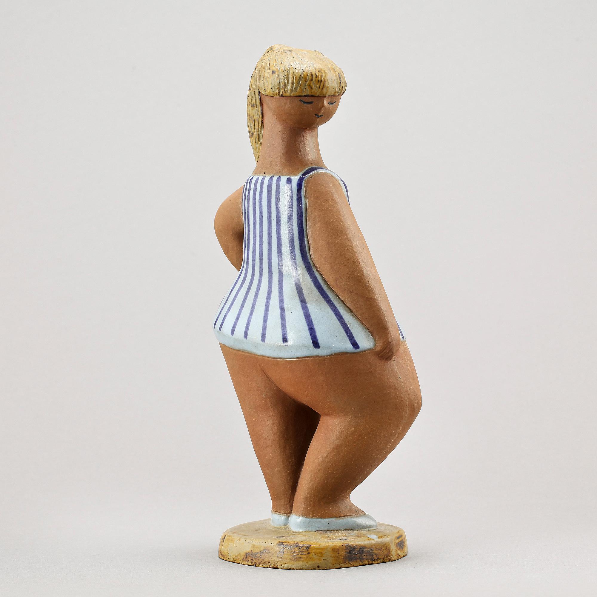 FIGURIN, stengods, Lisa Larson. Gustavsberg.