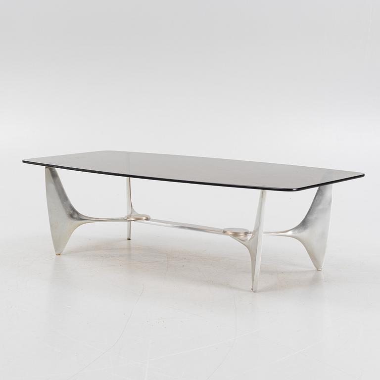 Knut Hesterberg, a glass coffee table, 1960's.