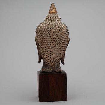 BUDDHAHUVUD, brons, sydostasien.