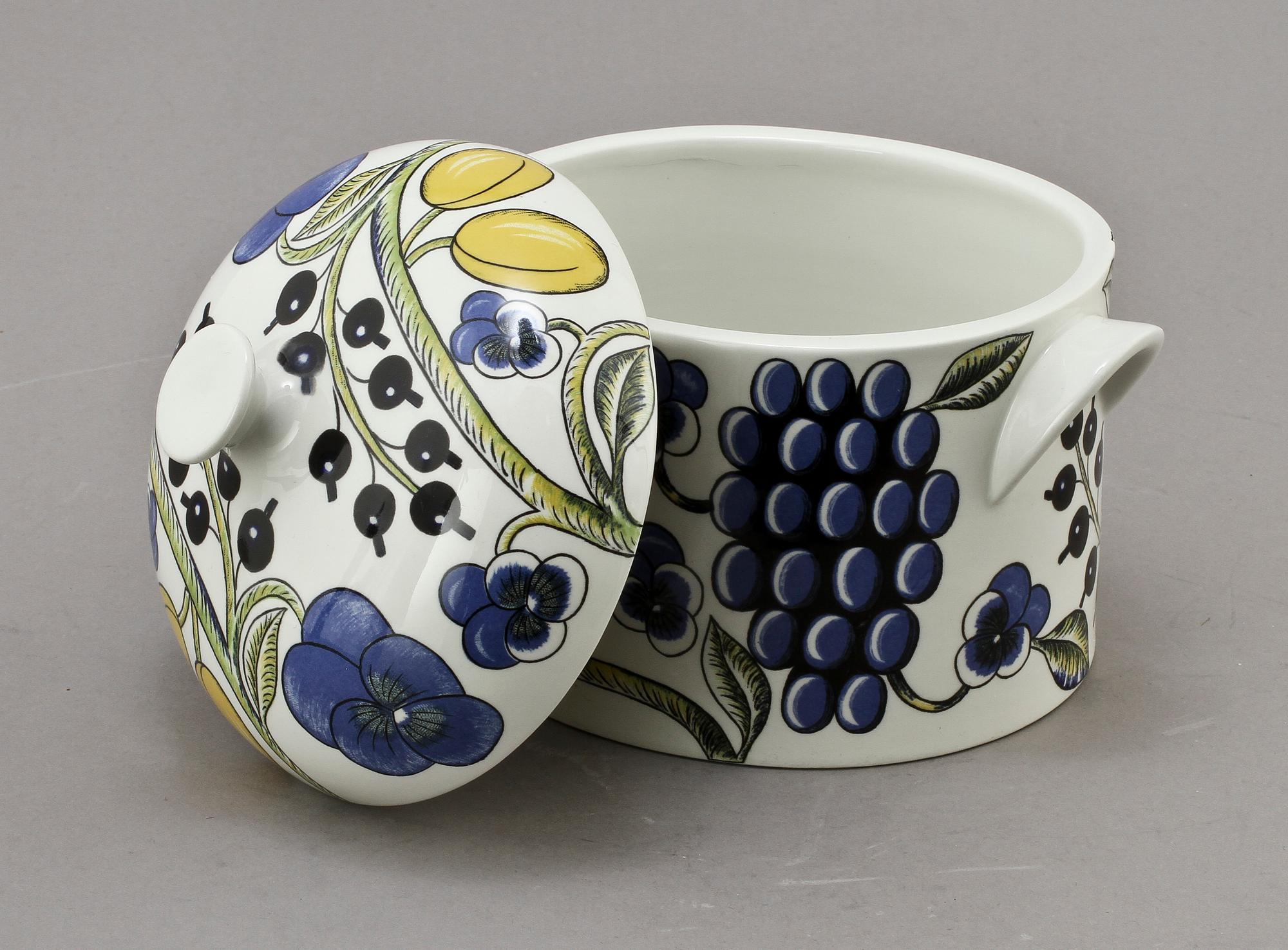 SERVISDELAR, 20 st, porslin, "Paratiisi", Birger Kaipiainen, Arabia.