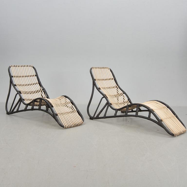 VILSTOLAR, ett par, 1900-tal.