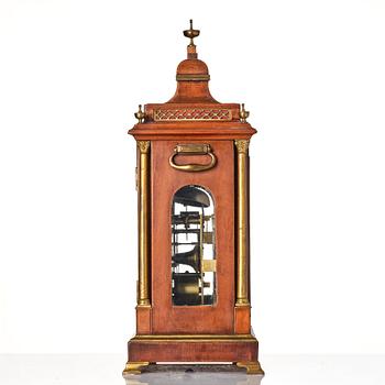 A George III mahogany and brass-mounted bracket clock marked Eardley Norton (active 1762-1794).