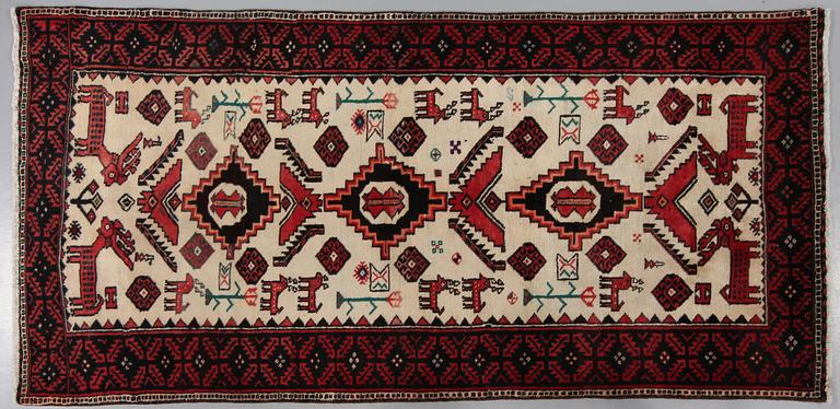 MATTA, troligen Kashgai, 1900-talets senare del, 193x93 cm.