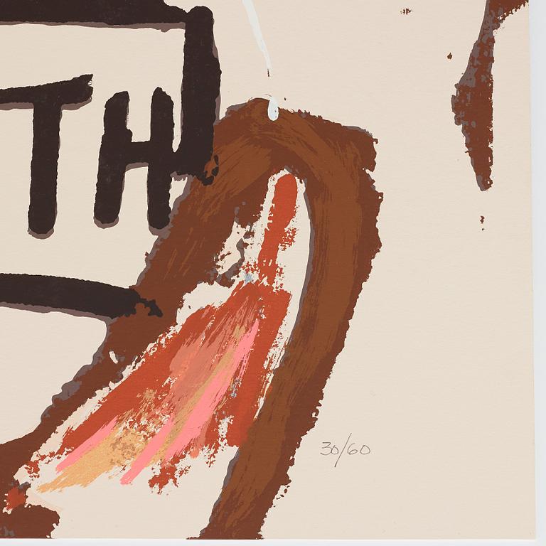 Jean-Michel Basquiat After, "Hollywood Africans in Front of the Chinese Theater with Footprints of Movie Stars".