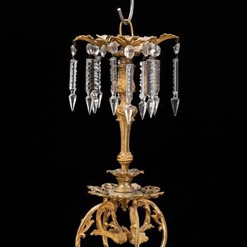 A chandelier from around the year 1900.