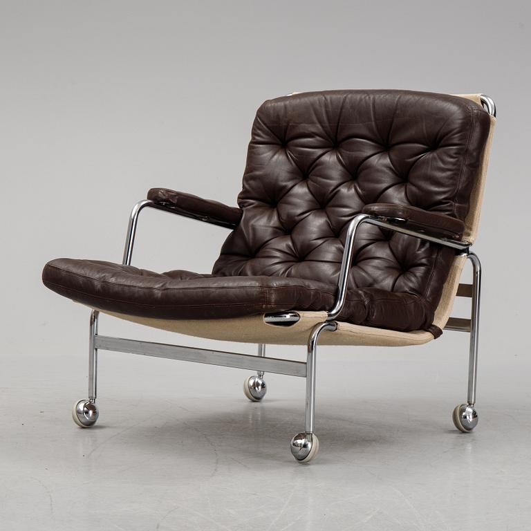 A 'Karin 73' easy chair by Bruno Mathsson for Dux.