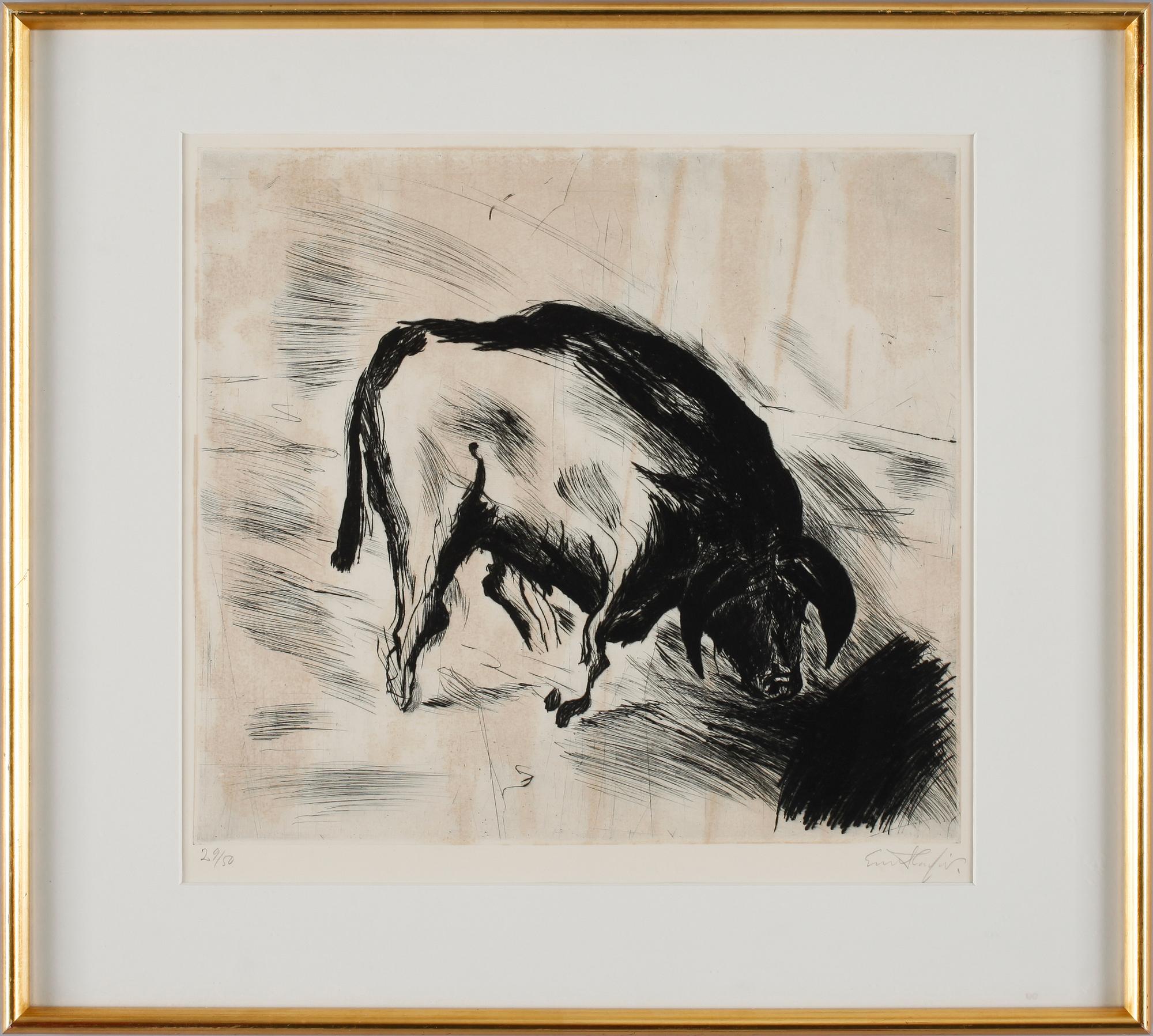 EVERT LUNDQUIST, etsning, sign. o numr. 29/50.