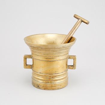 MORTEL, mässing, 1800-tal.