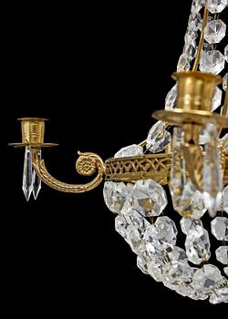 LJUSKRONA, empirestil, 1900-tal. H 42.