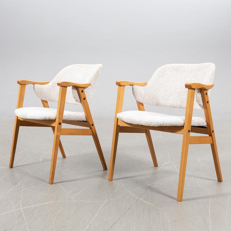 Armchairs, a pair, second half of the 20th century.