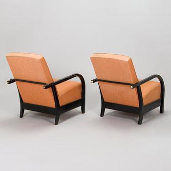 Einari Kyöstilä, A pair of 1930's 'Mainio' armchairs for Asko Finland.