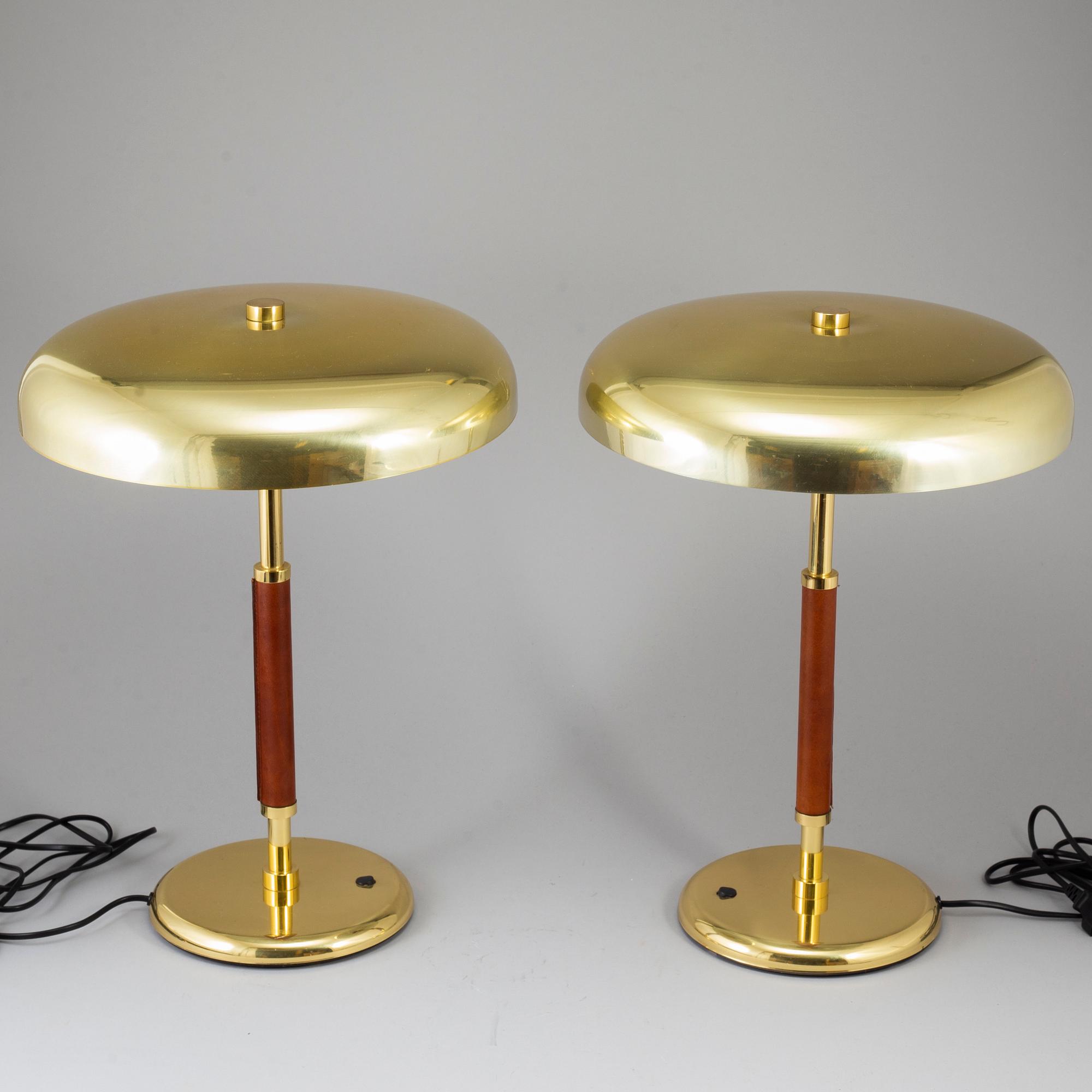 A pair of table lamps, ÖIA, (Örsjö industri AB), second half of the 20th century.