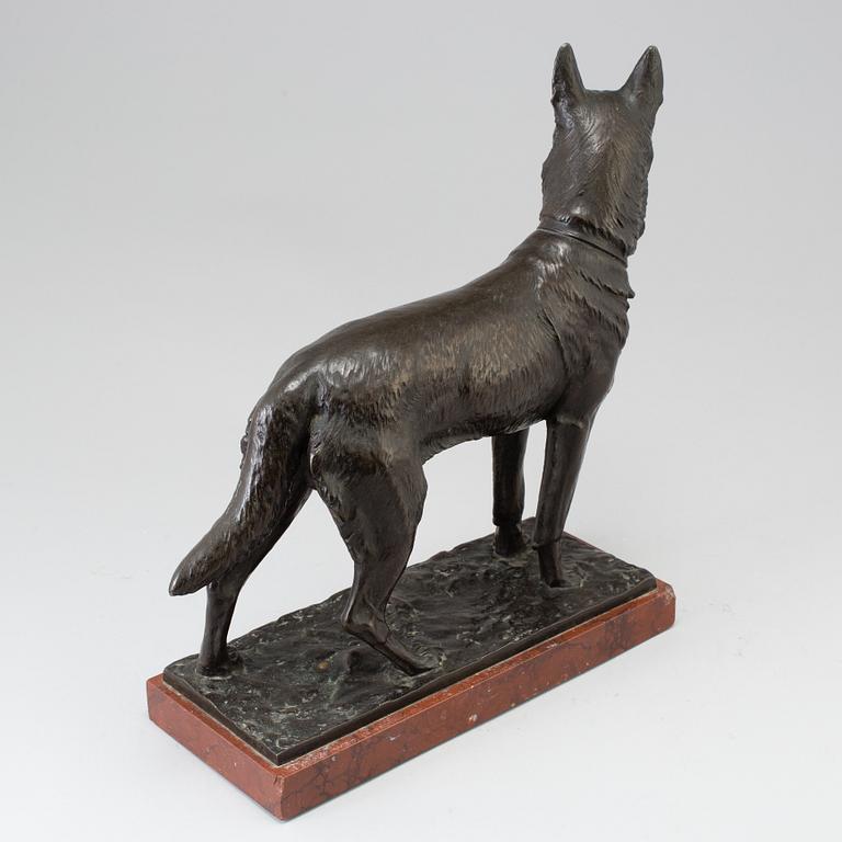 A bronze sculpture by Fritz Diller (1875-1945).