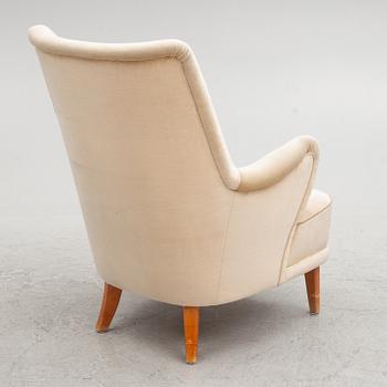 Carl Malmsten, armchair, Samsas, second half of the 20th century.