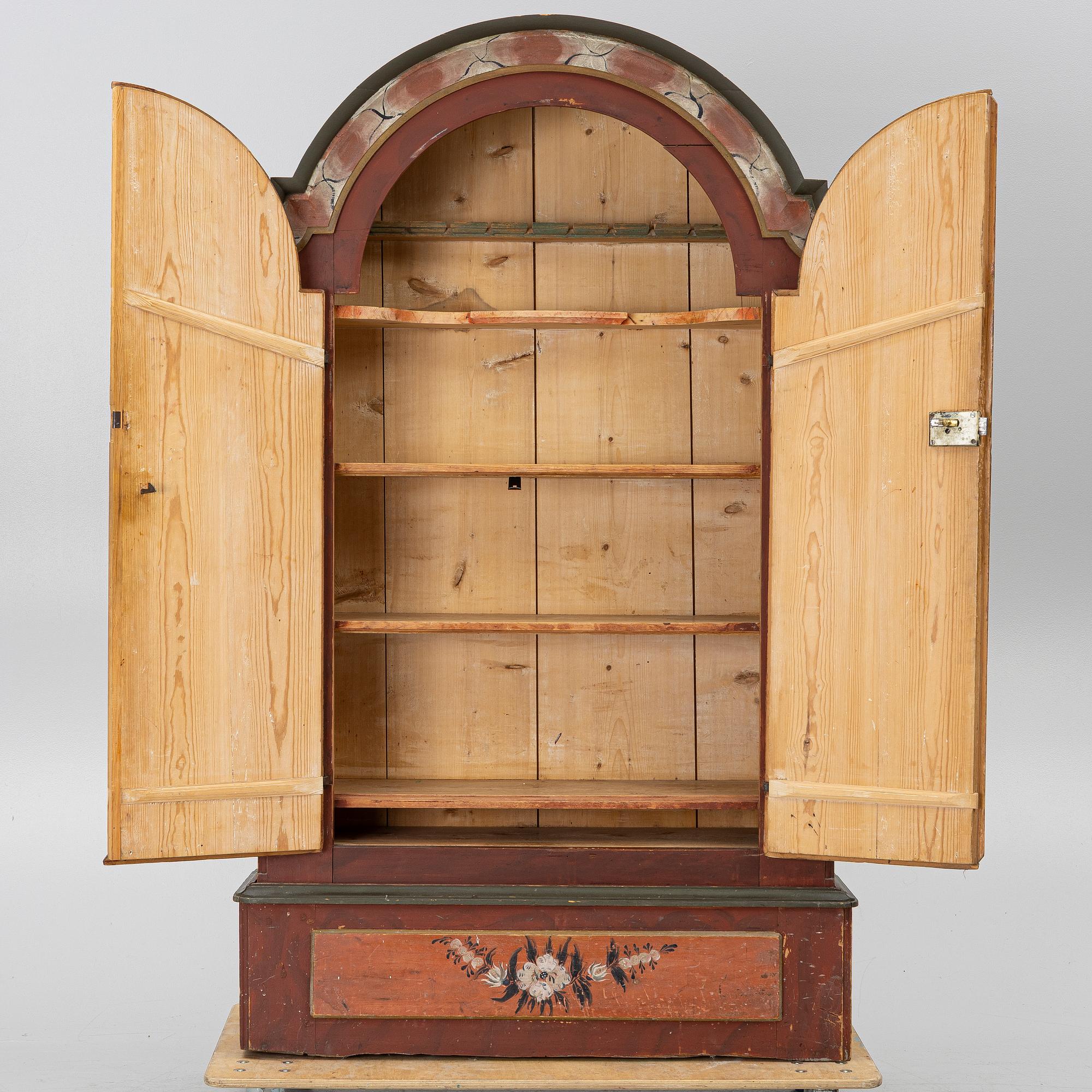 A cabinet from Jämtland, Sweden, dated 1831.
