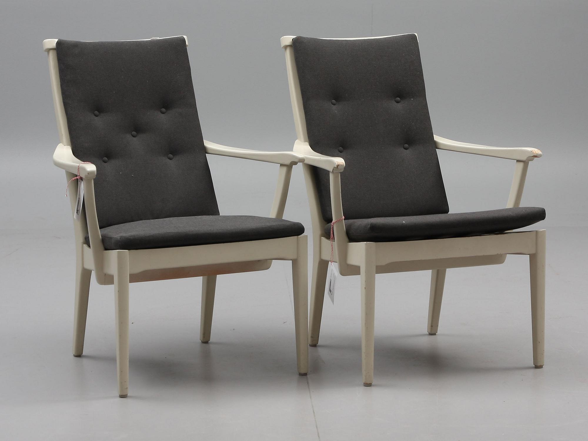 KARMSTOLAR, ett par, "Vapensmeden", Carl Malmsten.