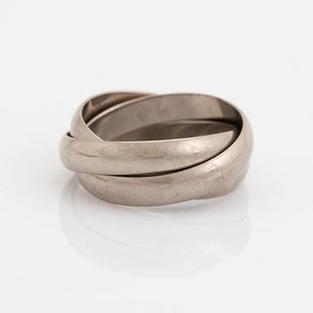 Cartier, 18K white gold "Trinity"  ring.