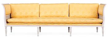 546. A late Gustavian late 18th Century sofa.