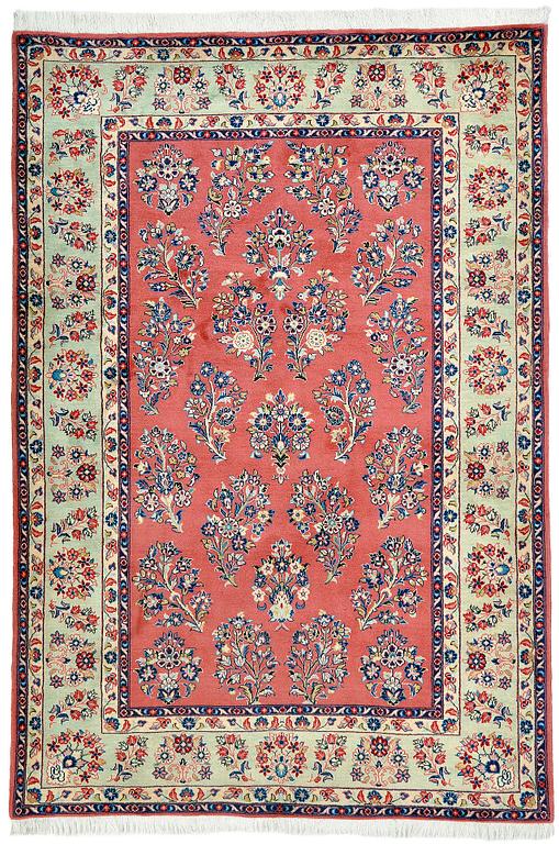 Matta, Sarouk, ca 242 x 165 cm.